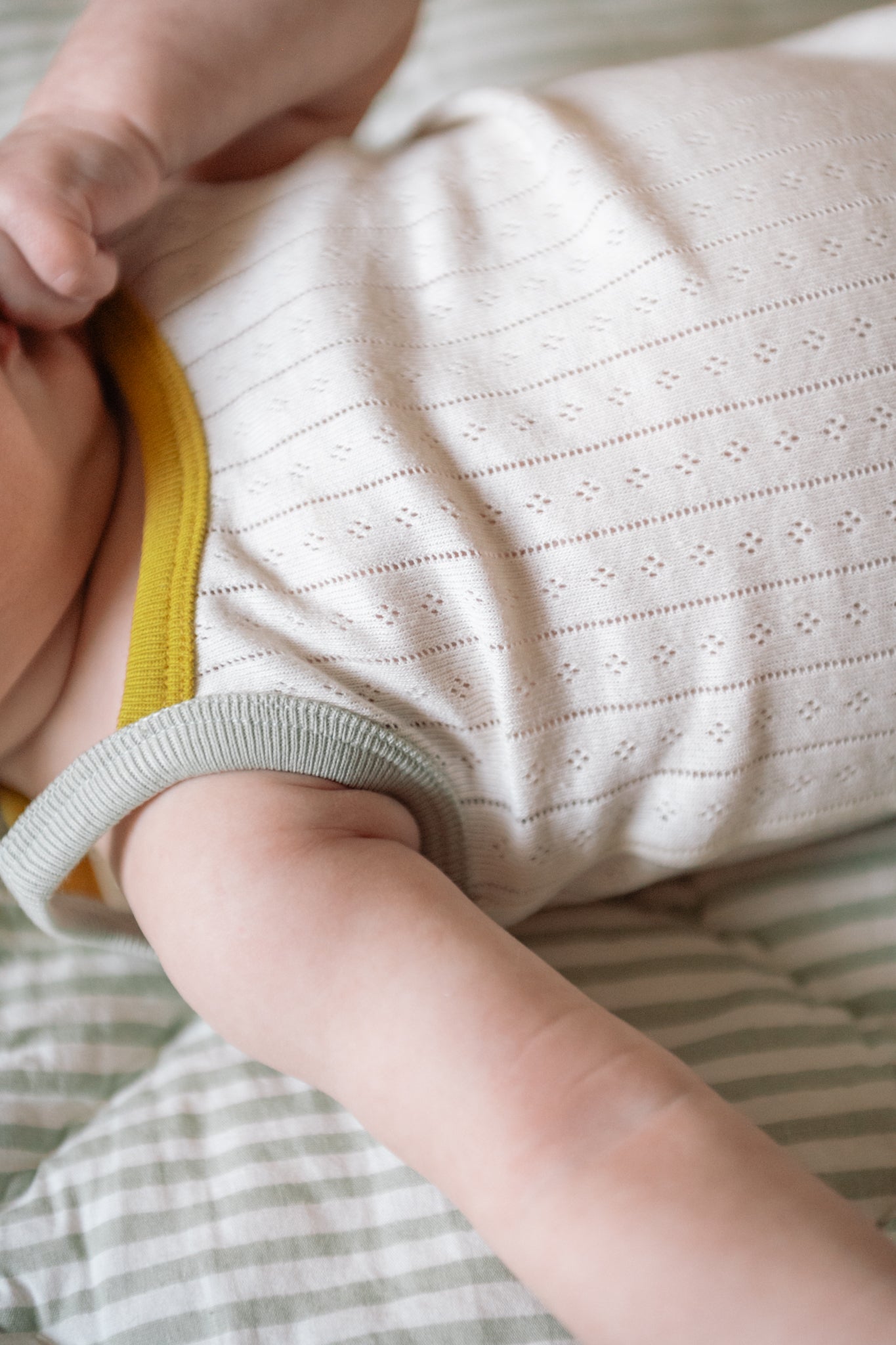 Pointelle Sleeveless One-Piece - Rainbow