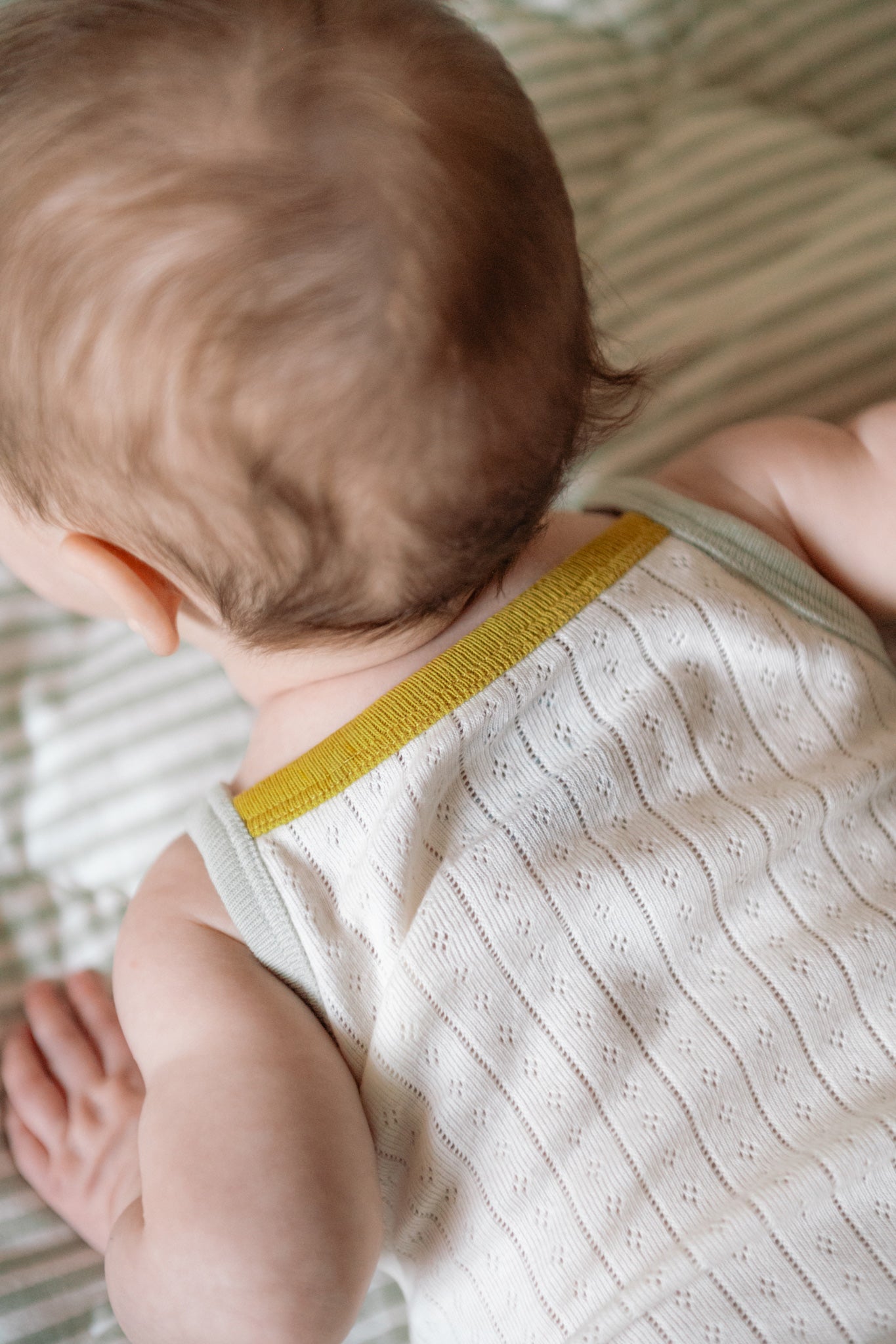 Pointelle Sleeveless One-Piece - Rainbow