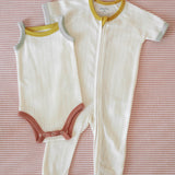 Pointelle Sleeveless One-Piece - Rainbow