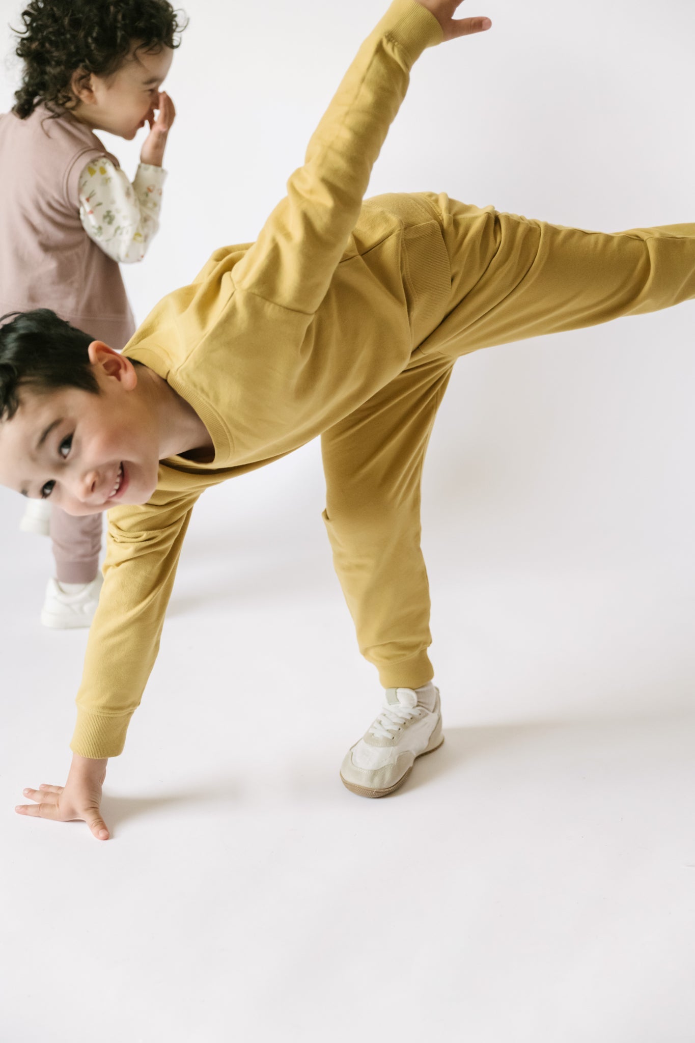 pehr-French Terry Jogger- Dijon-4