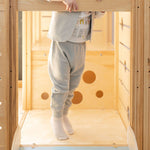 French Terry Harem Pant - Soft Sea