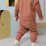 French Terry Harem Pant - Clay