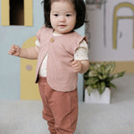 French Terry Harem Pant - Clay