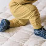 French Terry Harem Pant - Dijon