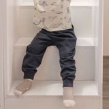 French Terry Harem Pant - Ink Blue