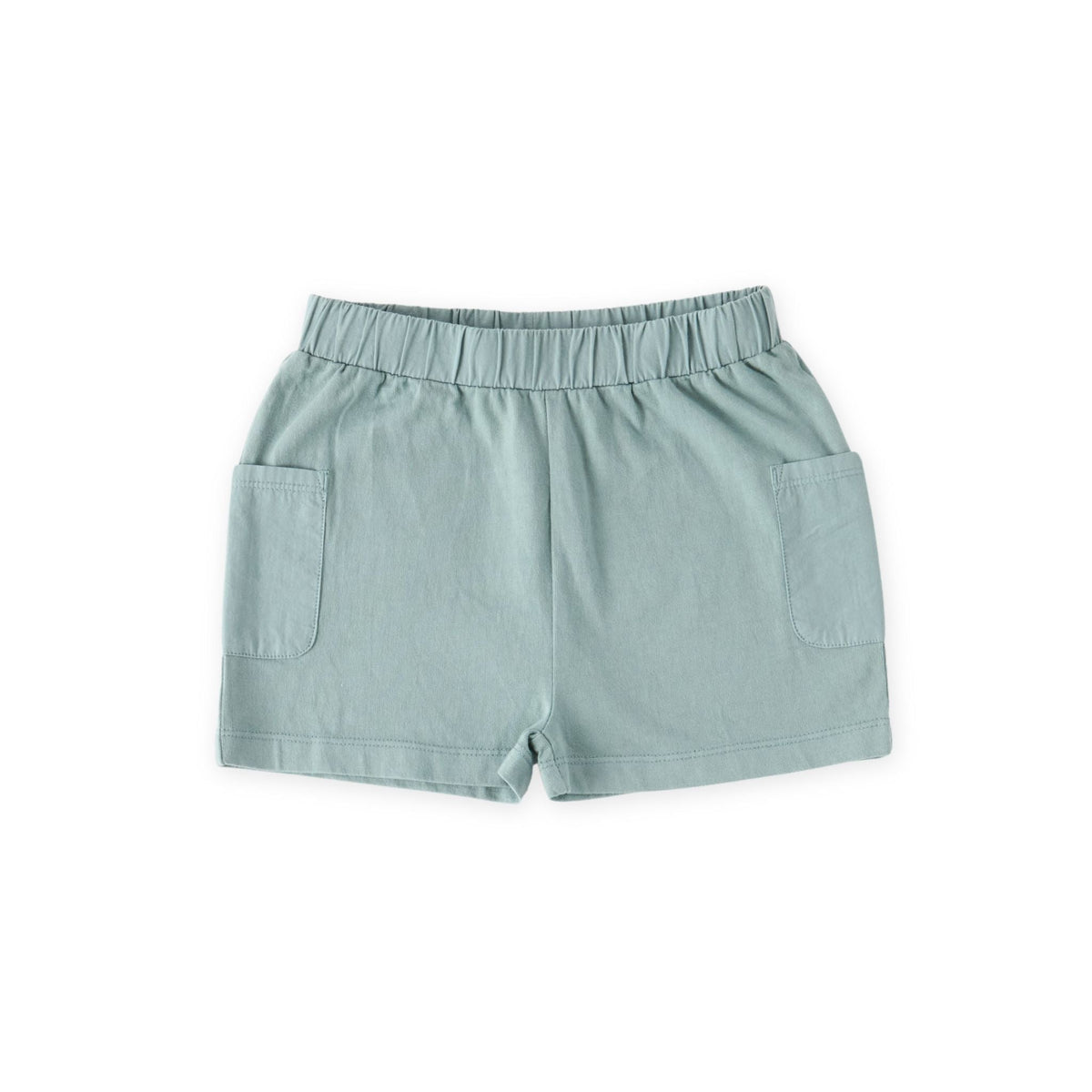 garment dye short deep sea in blues pattern