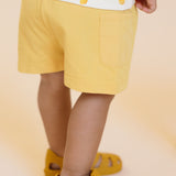Garment Dye Bloomer Short - Soft Marigold