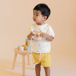 Garment Dye Bloomer Short - Soft Marigold