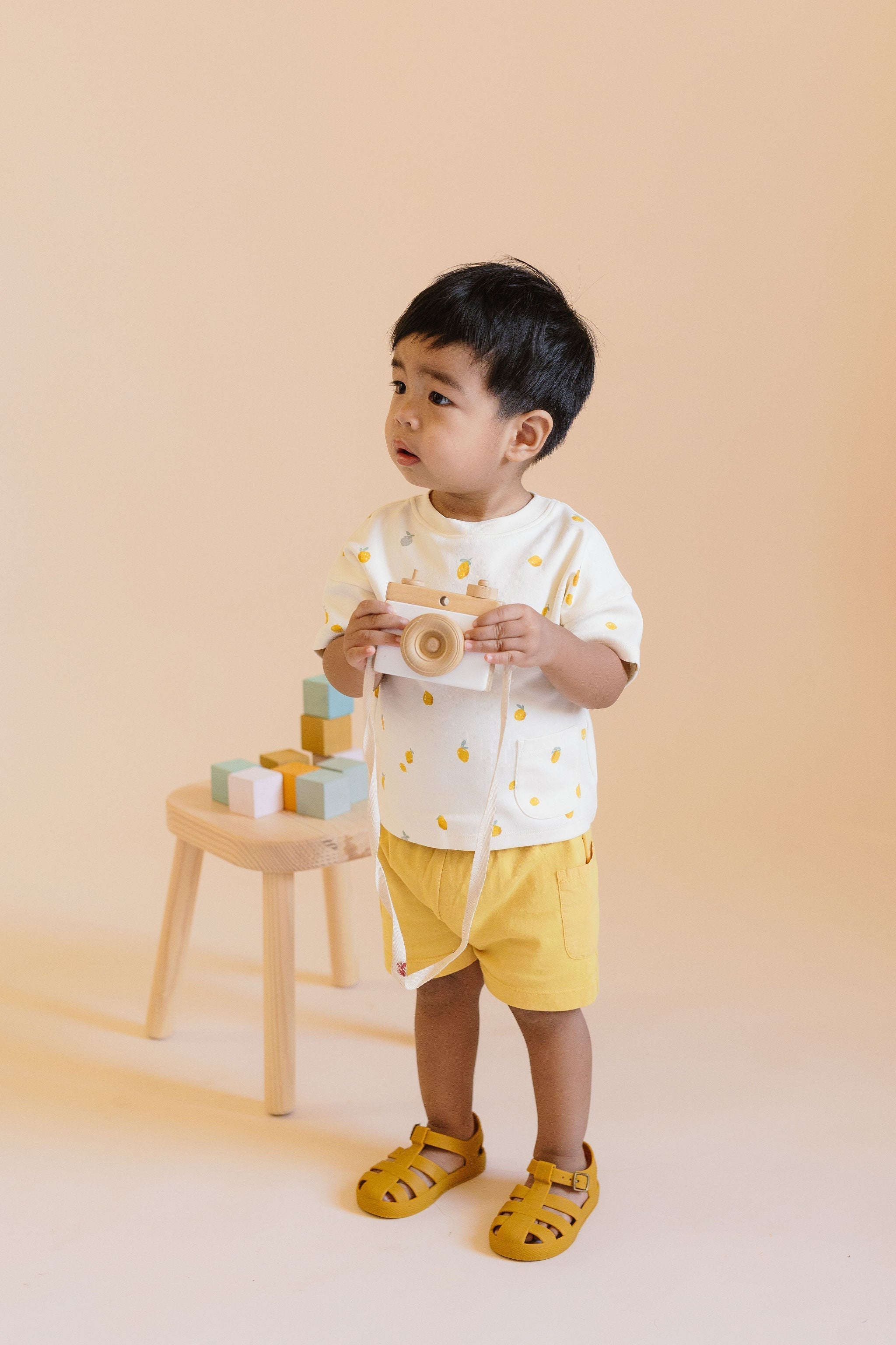 Garment Dye Bloomer Short - Soft Marigold