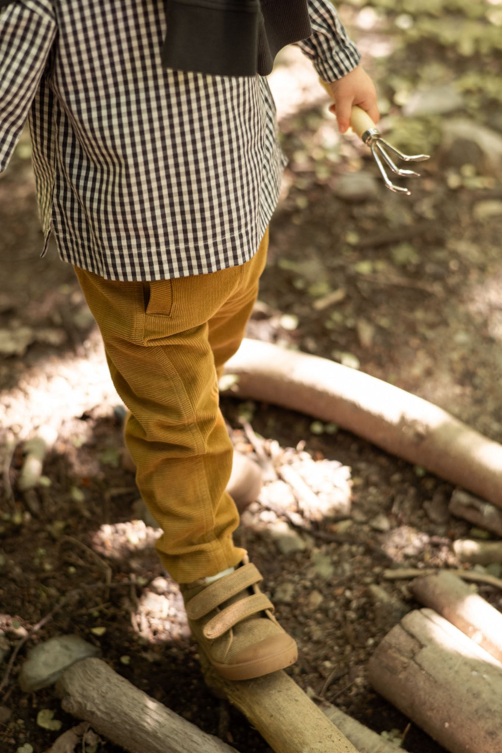 kids corduroy kids pant ochre