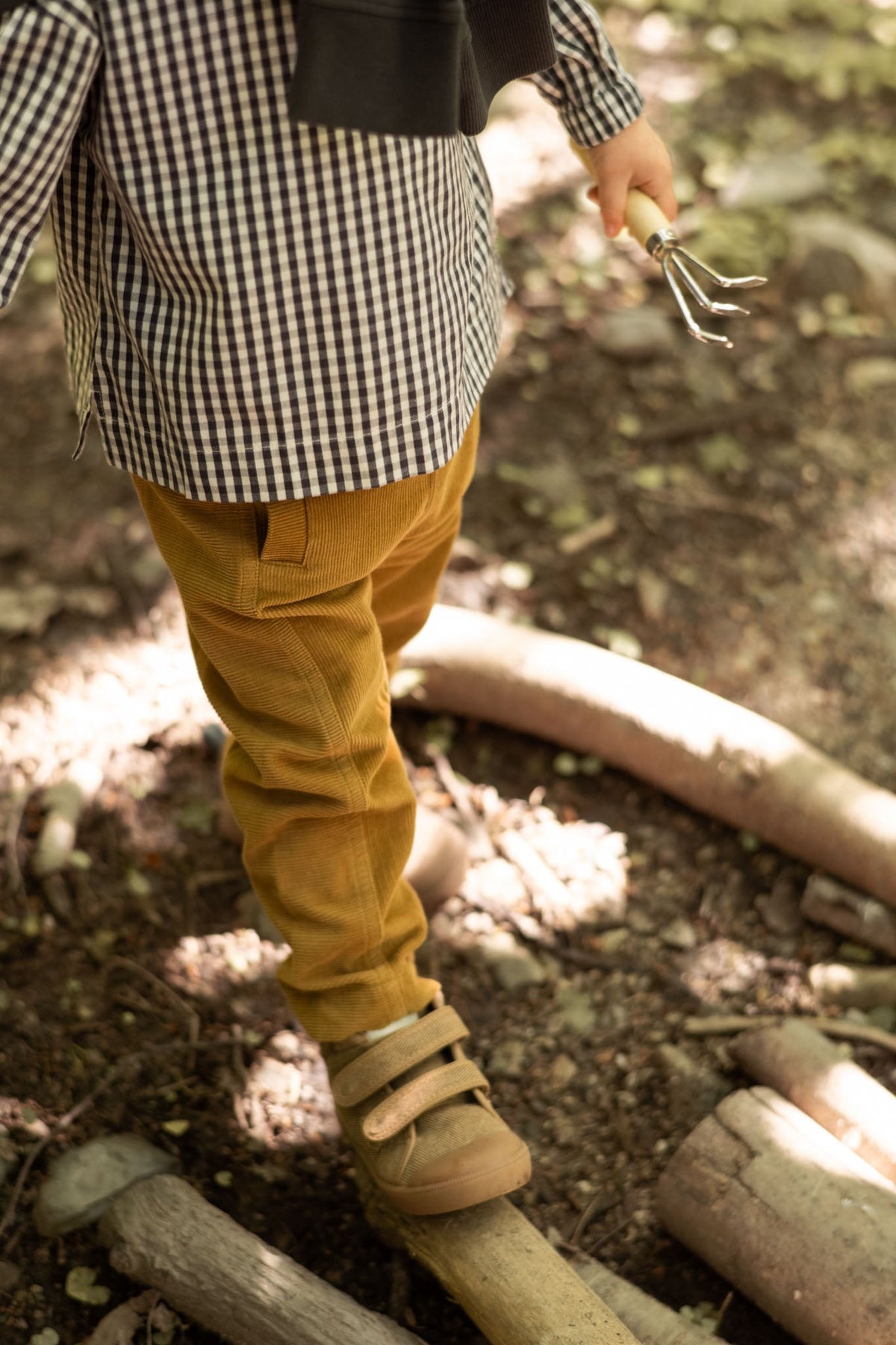 corduroy pant ochre