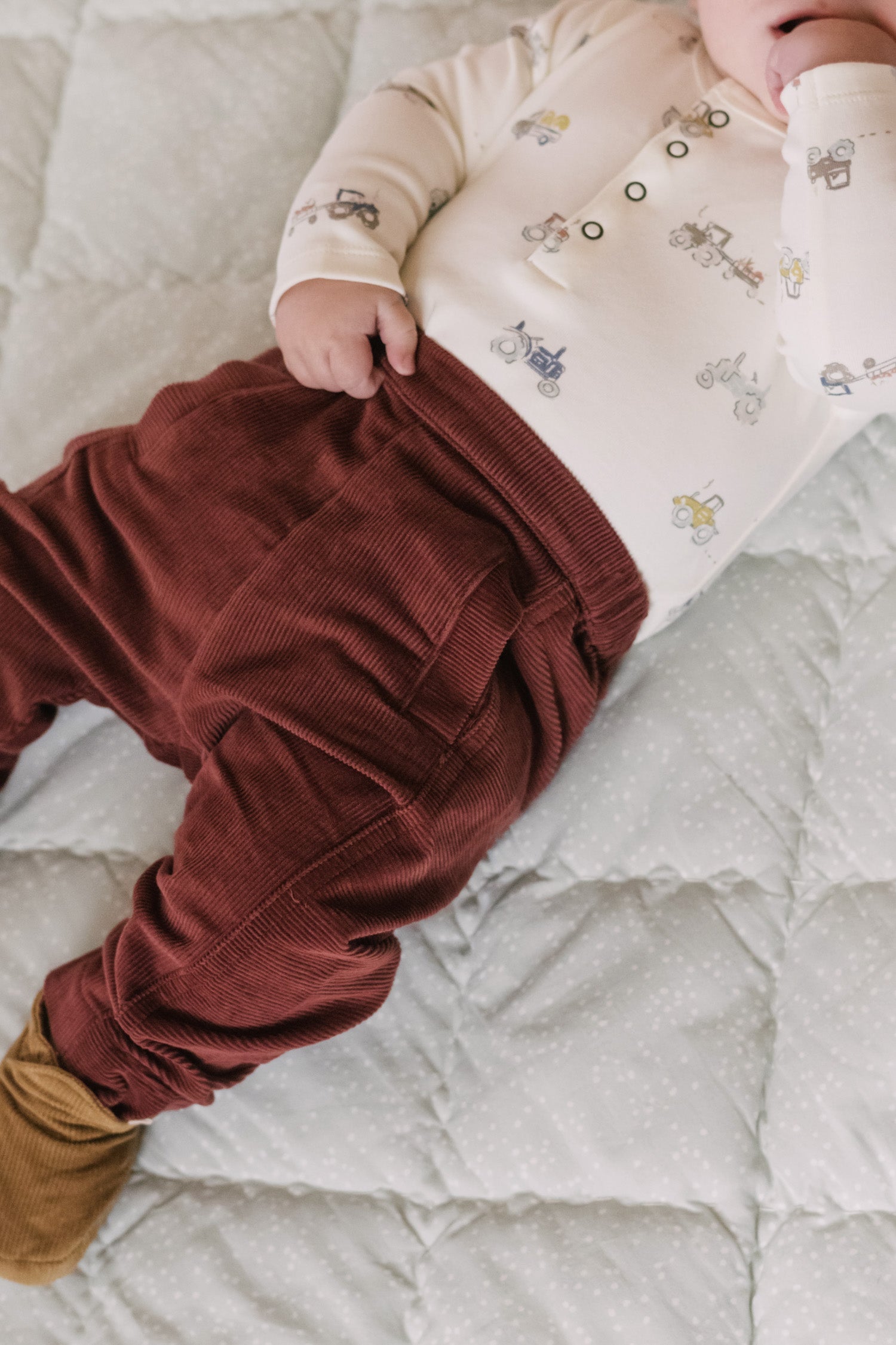 Corduroy Pant - Mulberry