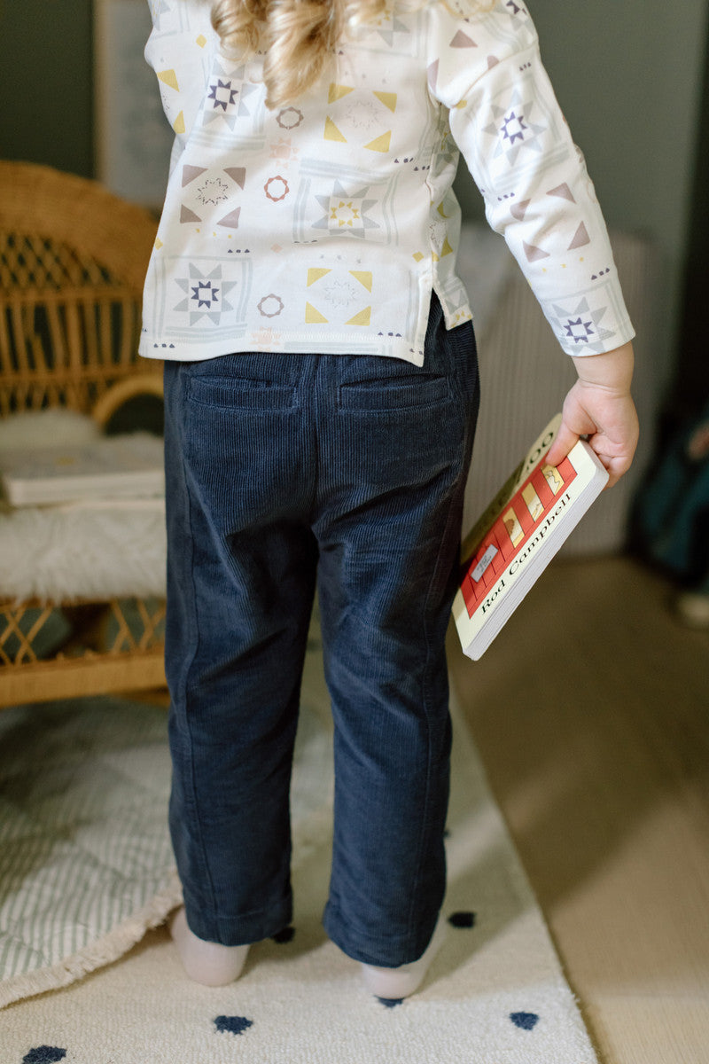 Corduroy Pant - Ink Blue