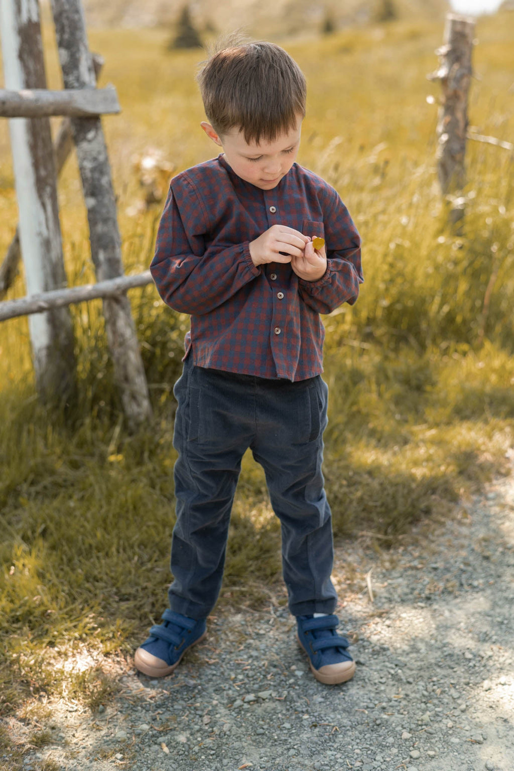 corduroy pant ink blue