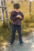 corduroy pant ink blue