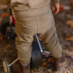 Teddy Fleece Jogger - Moss