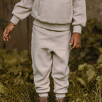 Teddy Fleece Jogger - Stone
