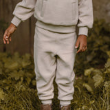 Teddy Fleece Jogger - Stone