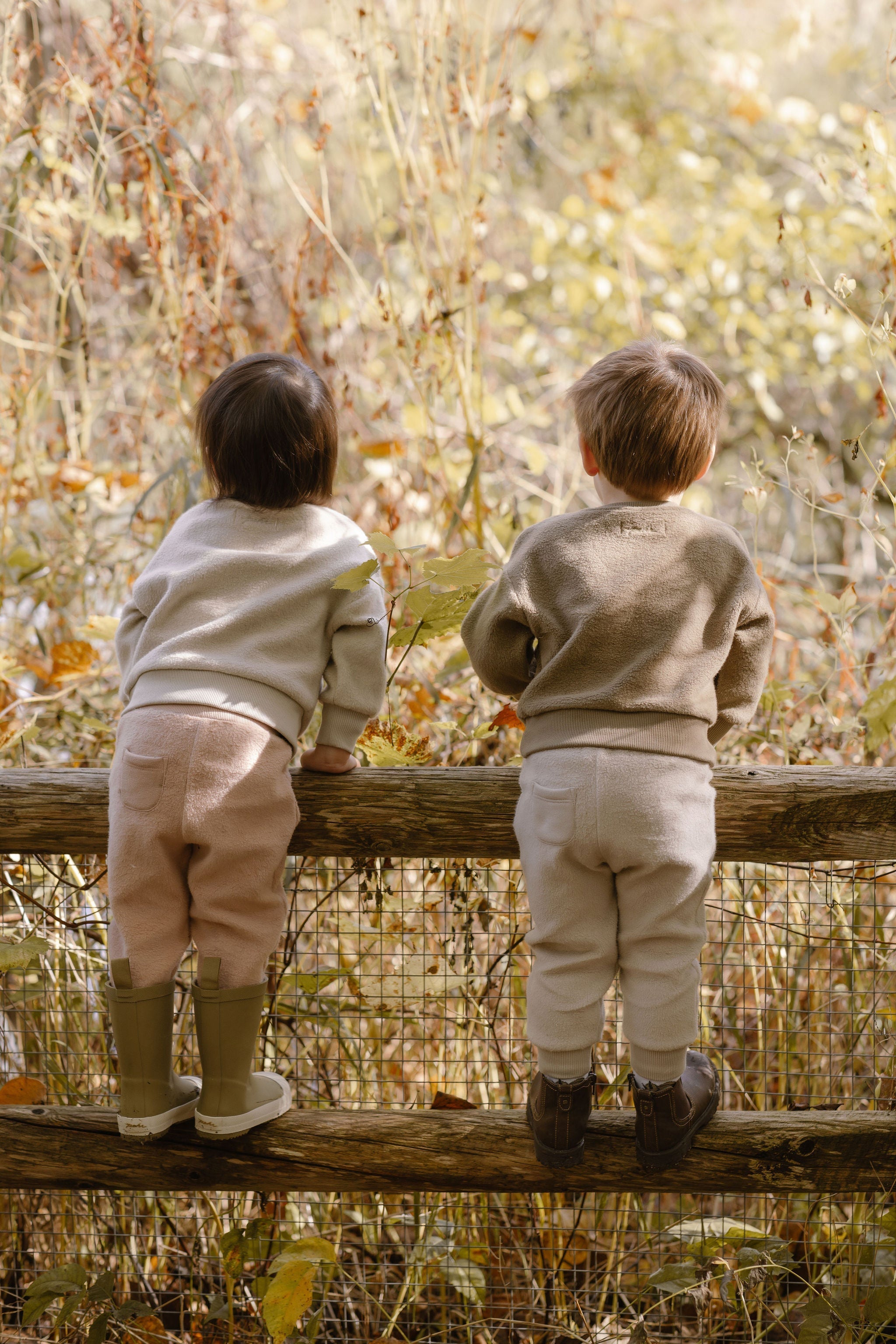 Teddy Fleece Jogger - Stone