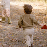 Teddy Fleece Jogger - Stone