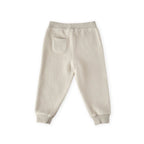 teddy fleece jogger stone