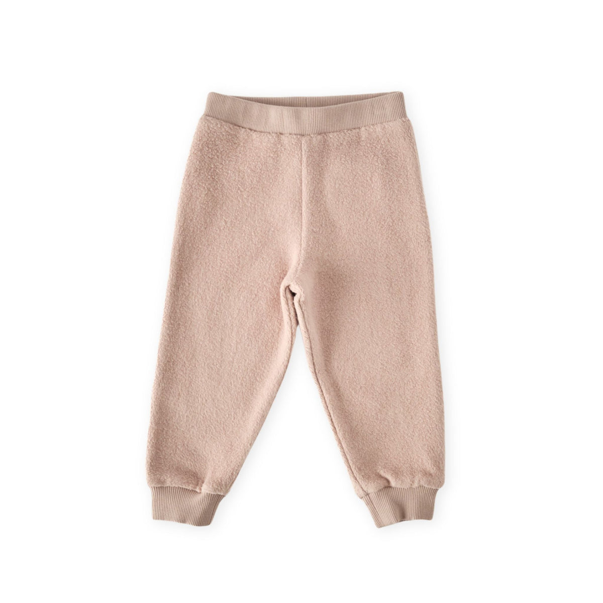 teddy fleece jogger rose pink in pinks pattern