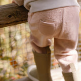 Teddy Fleece Jogger - Rose Pink