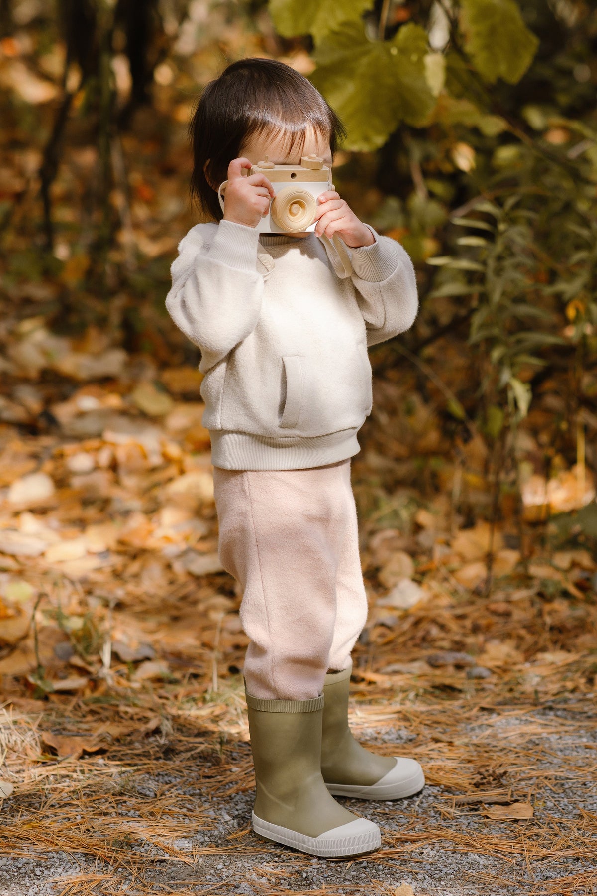 teddy fleece jogger rose pink