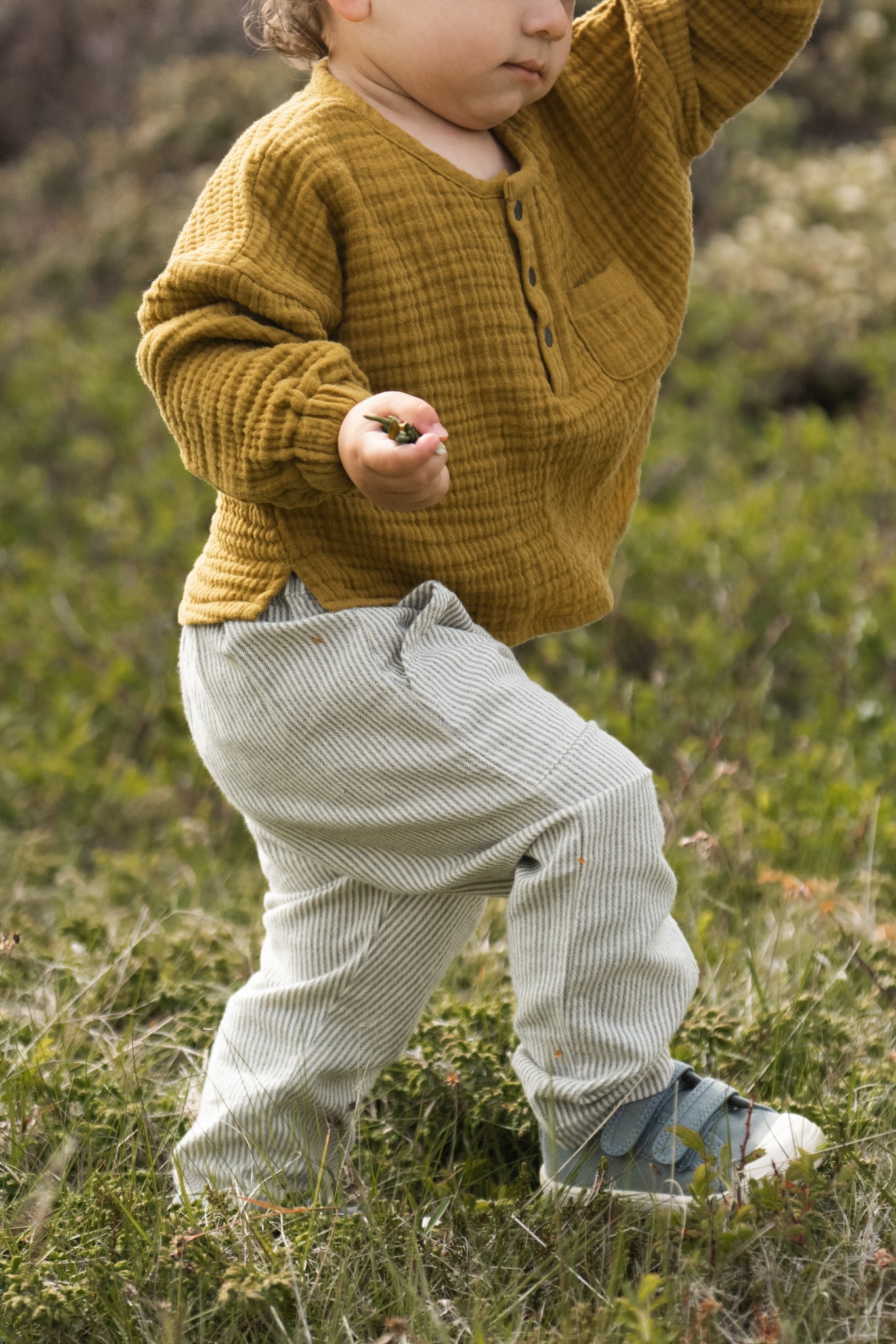 Railroad Side Pocket Pant - Railroad Stripe