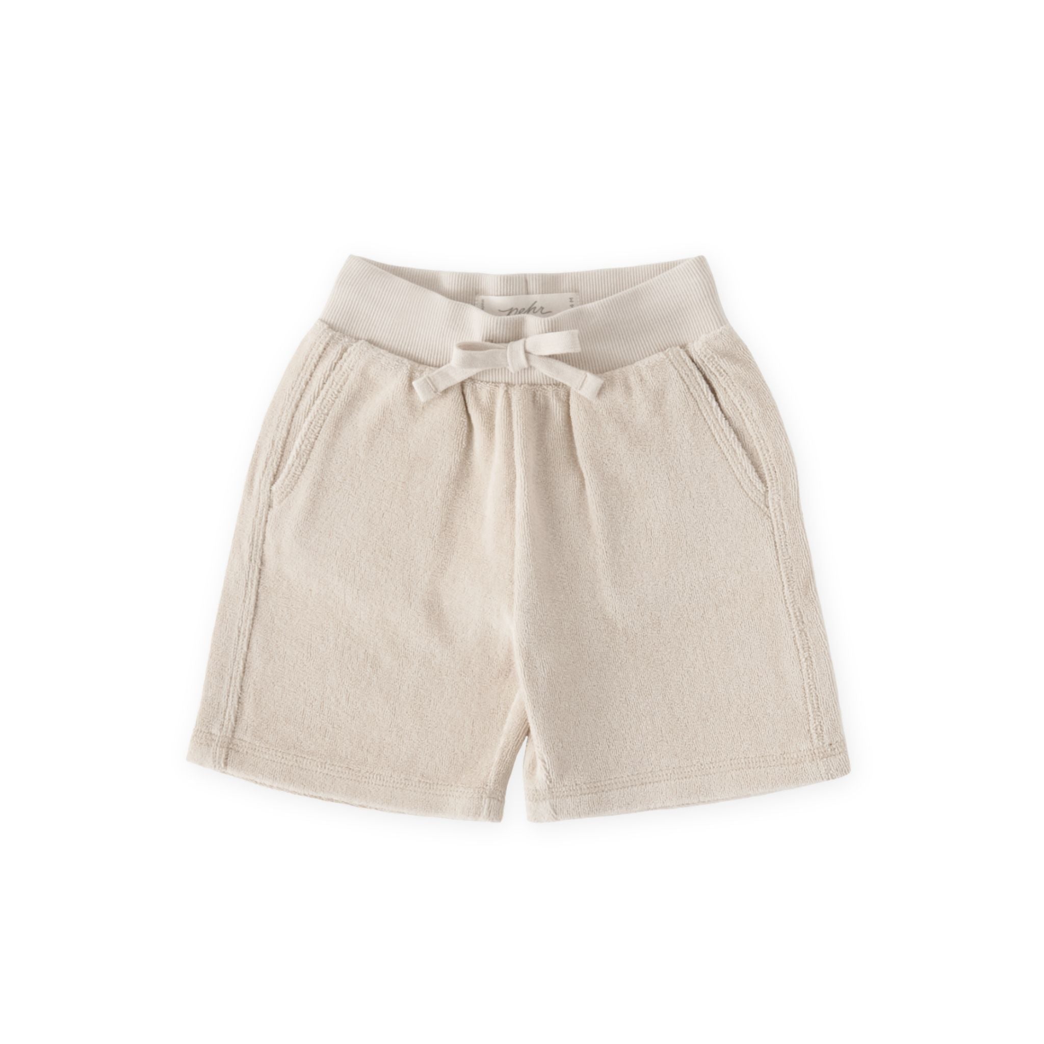 classic terry board short sand in neutrals pattern