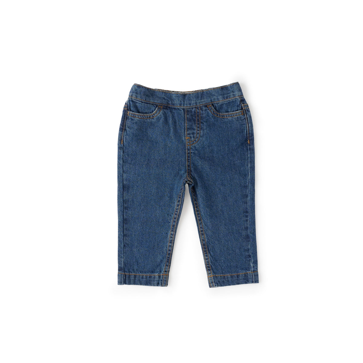 Denim Pull Up Jean - Vintage Wash