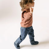 Denim Pull Up Jean - Vintage Wash