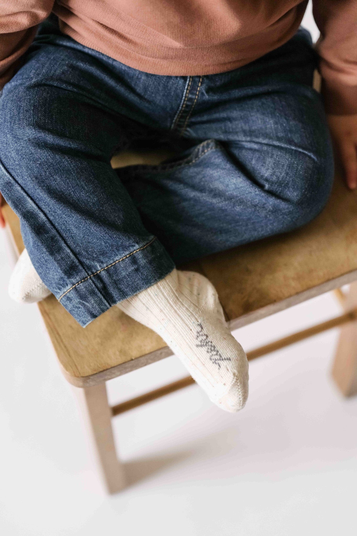 Denim Pull Up Jean - Vintage Wash