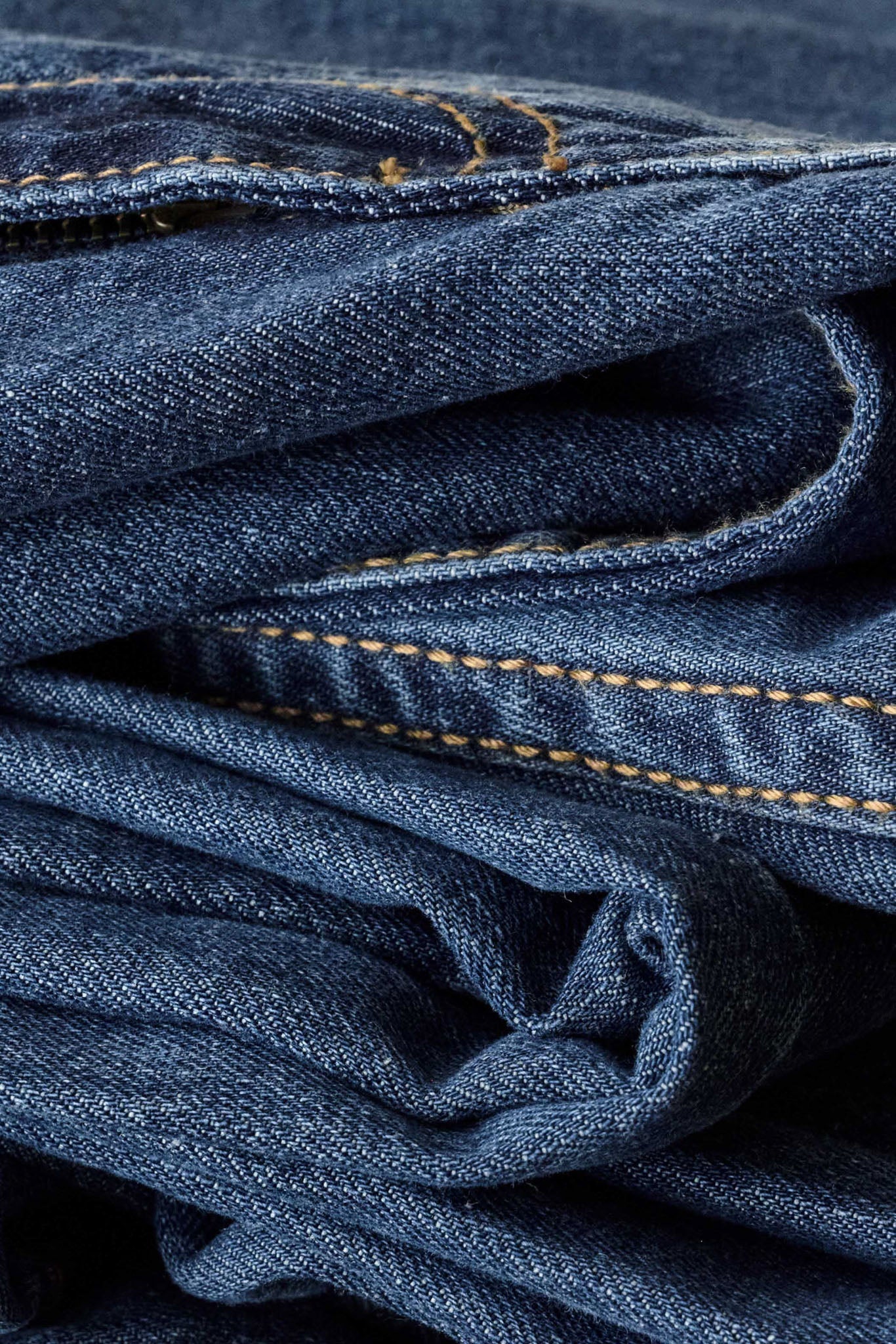 Denim Pull Up Jean - Vintage Wash