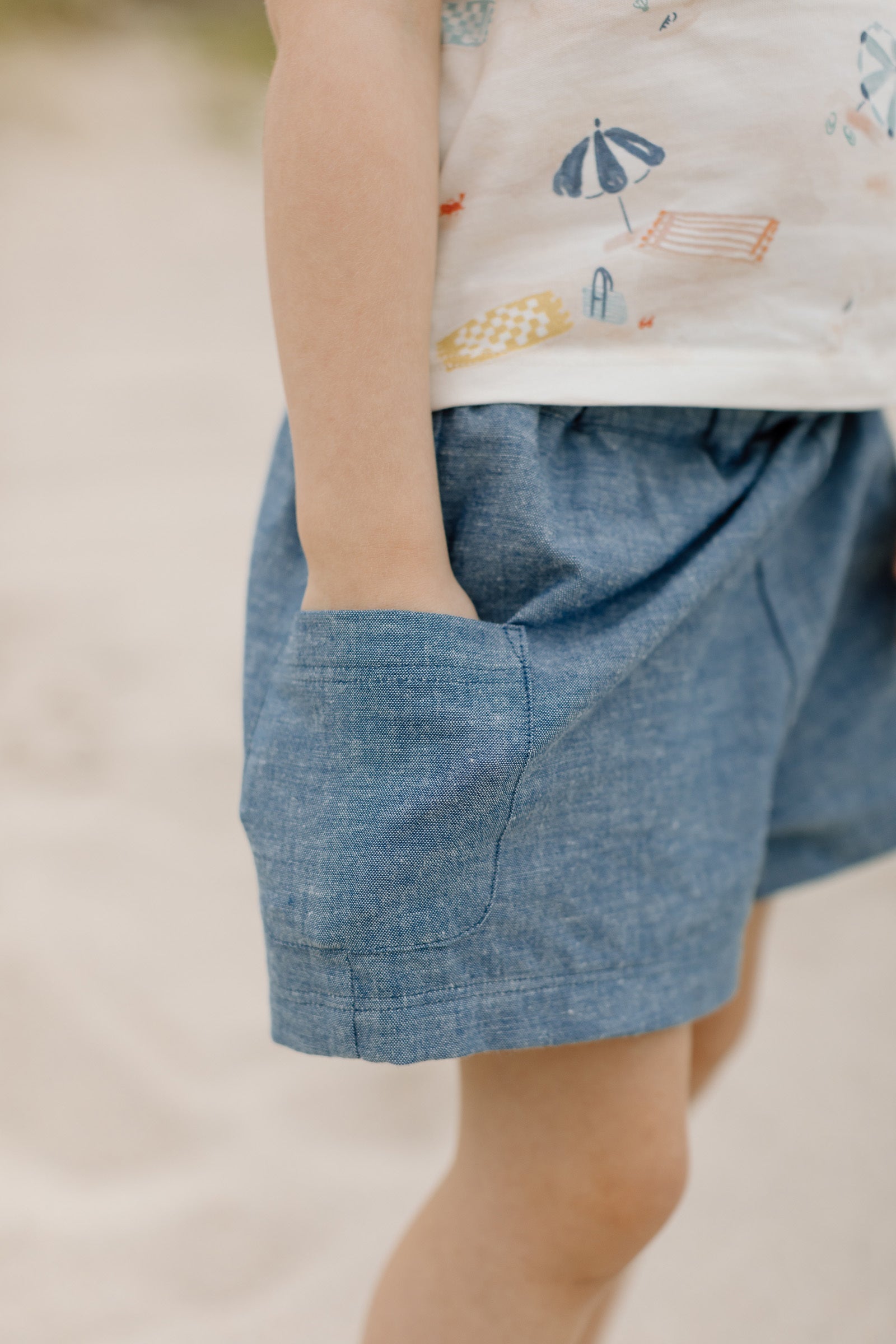 chambray short