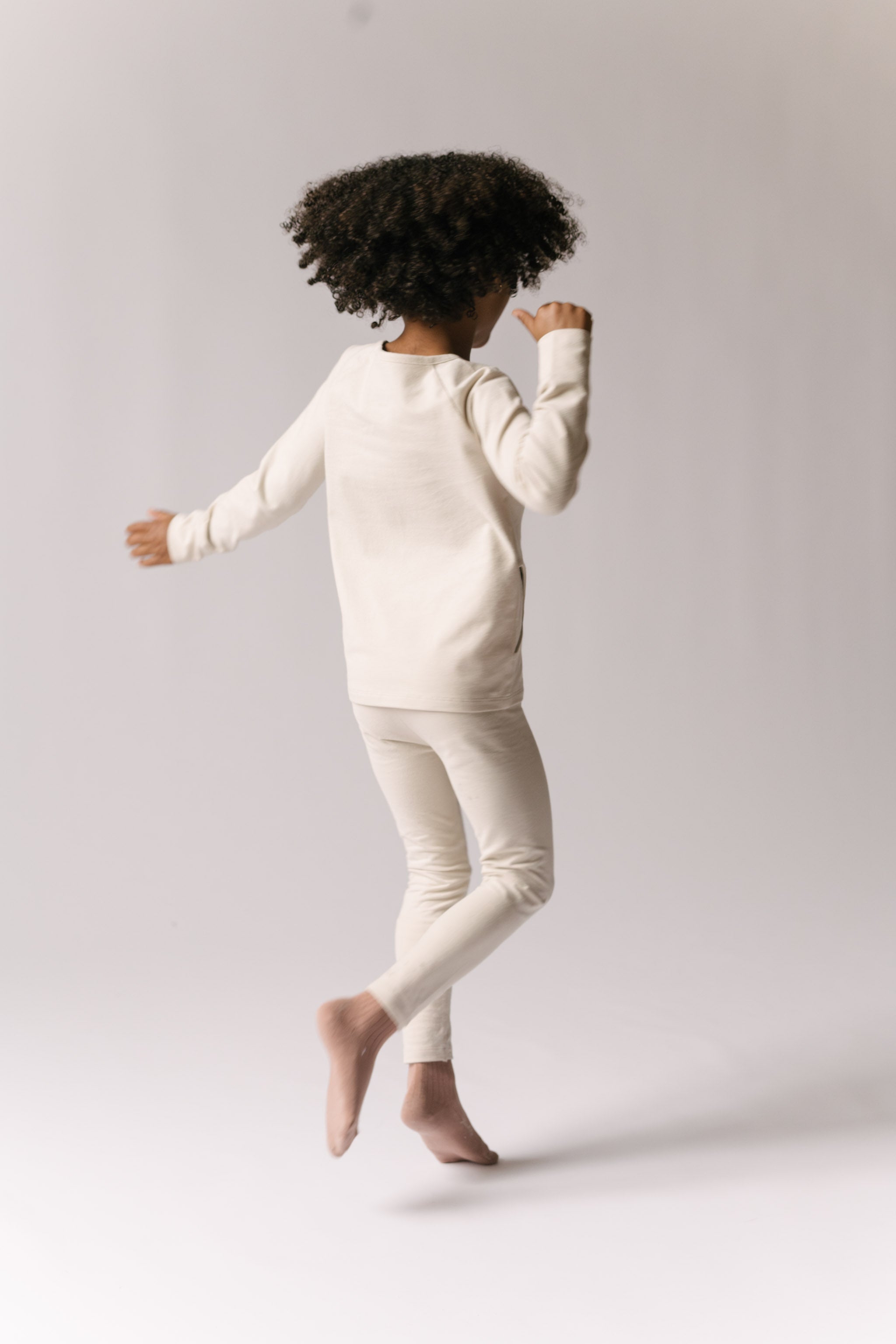 Essentials Kids Legging - Natural