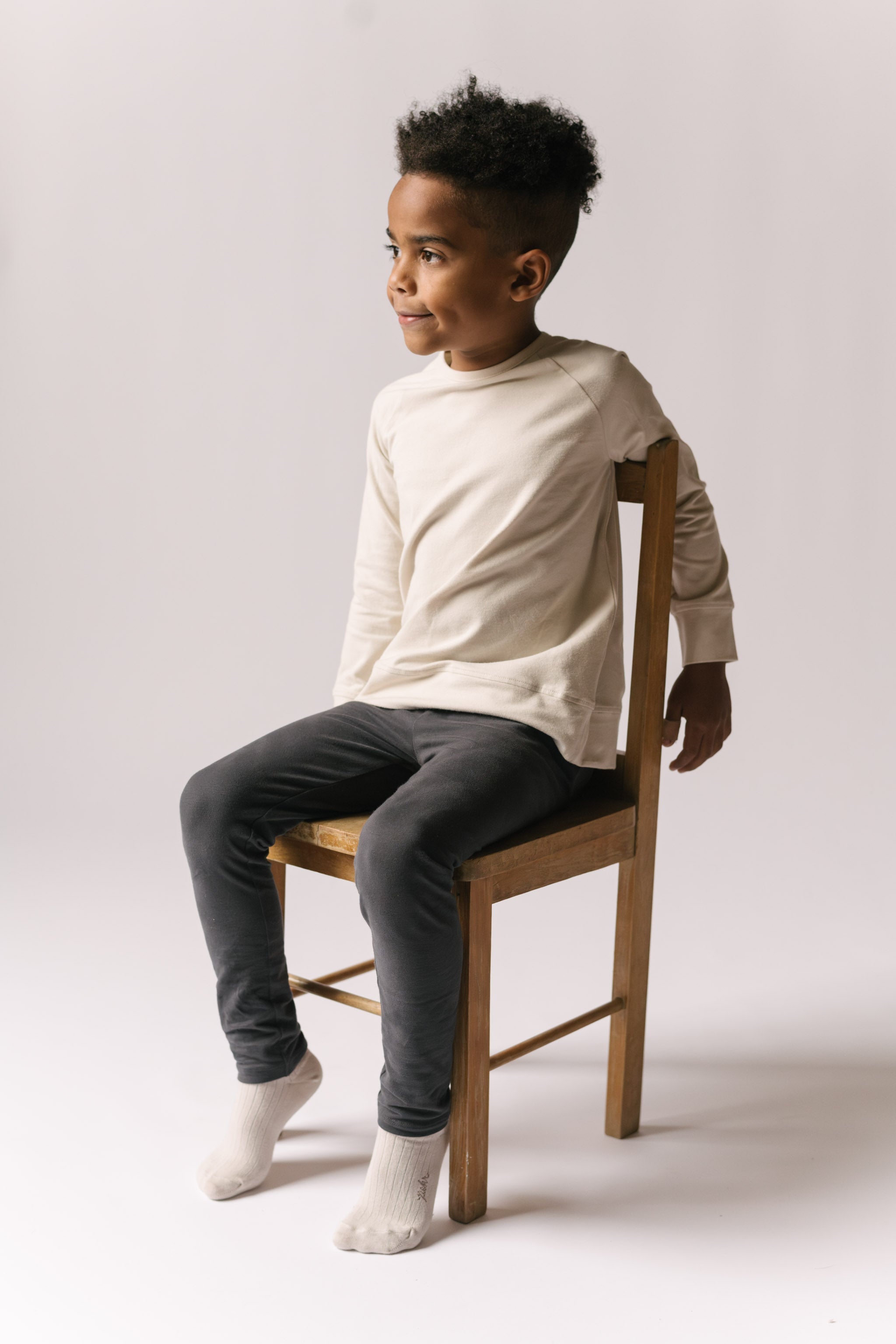 Essentials Kids Legging - Fountain Blue