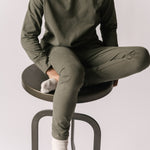 Essentials Kids Legging - Olive