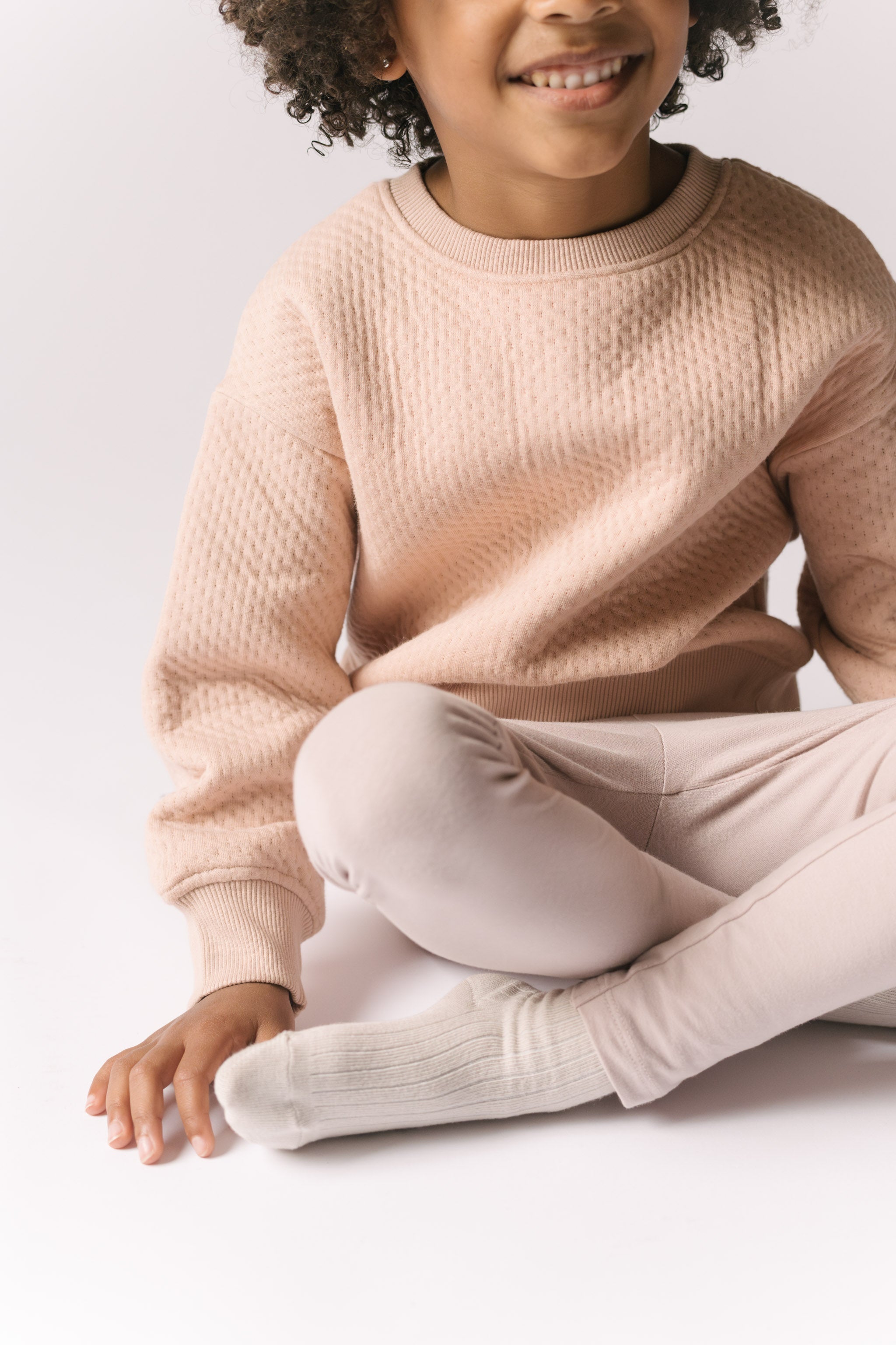 Essentials Kids Legging - Pale Pink