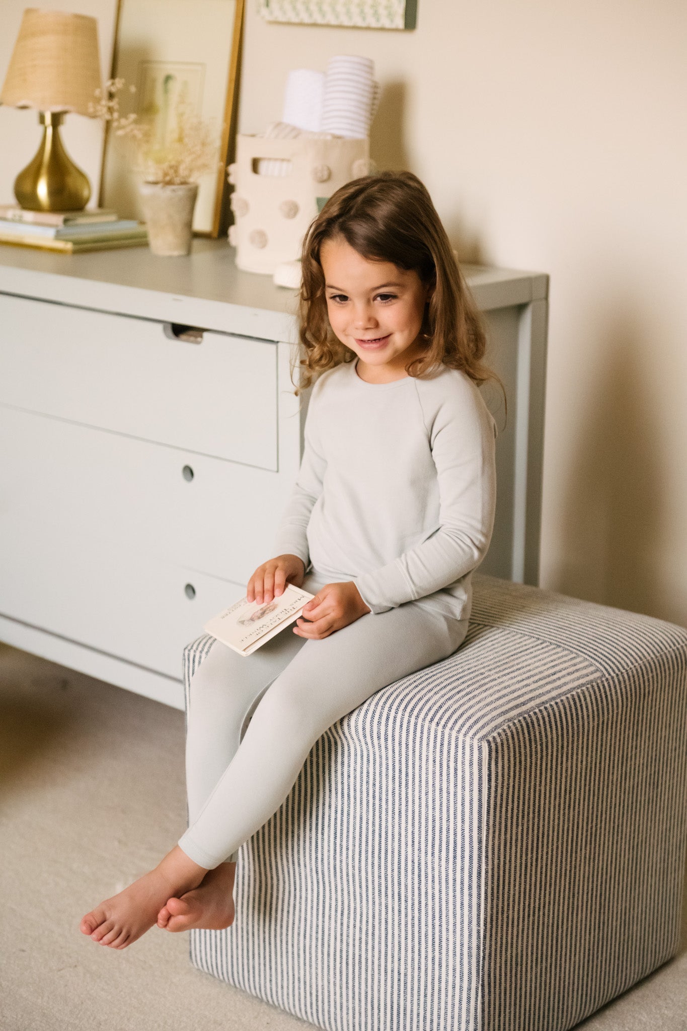 Essentials Kids Legging - Soft Sea