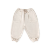 baby vintage twill baby utility jogger natural in neutrals pattern