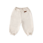 baby vintage twill baby utility jogger natural