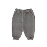 baby vintage twill baby utility jogger charcoal
