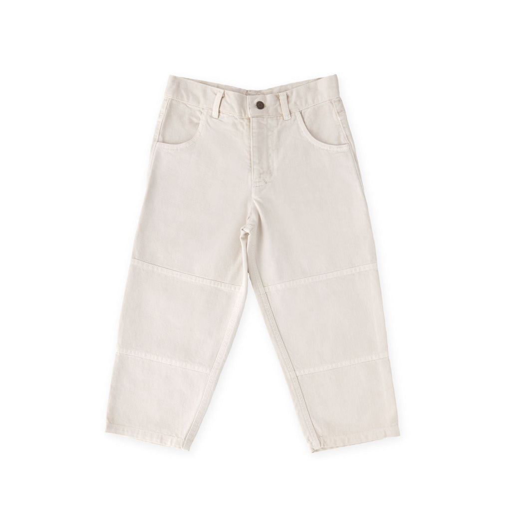 kids vintage twill kids utility pant natural in neutrals pattern