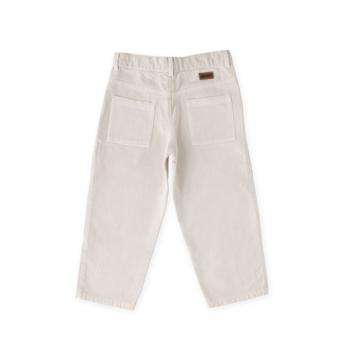 kids vintage twill kids utility pant natural