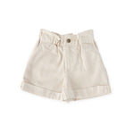 Vintage Twill Paperbag Shorts - Natural
