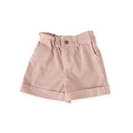 Vintage Twill Paperbag Shorts - Peony