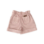 Vintage Twill Paperbag Shorts - Peony