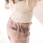 Vintage Twill Paperbag Shorts - Peony