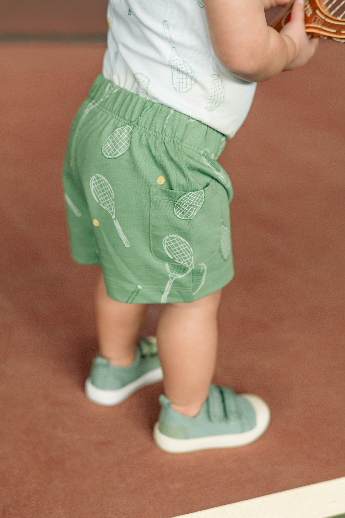 Tennis Short - Doubles Green